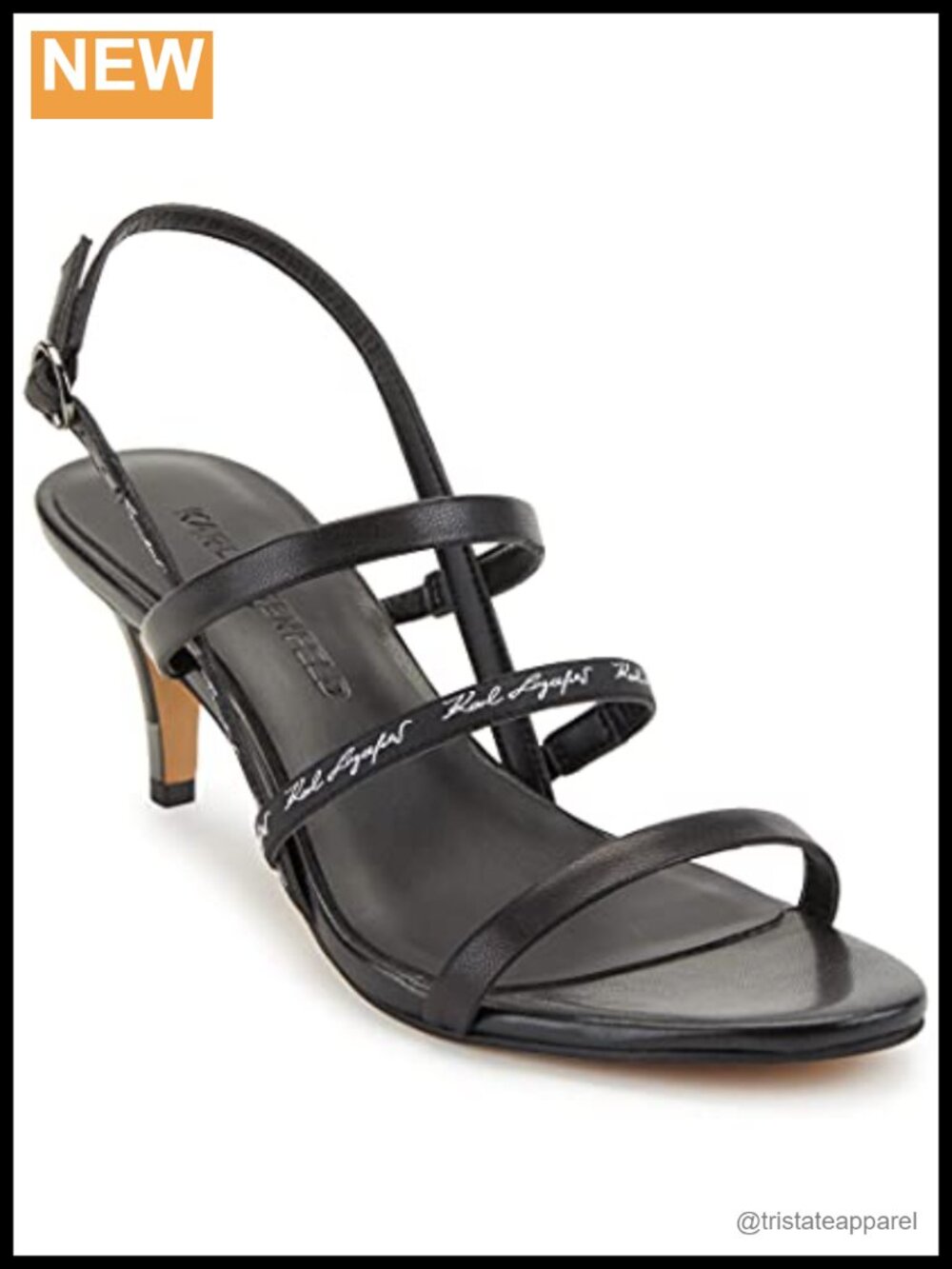 Kitten Heel Ankle Strap Slingback Heeled Sandal Open Toe Buckle Formal